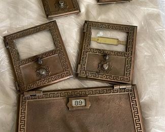 Vintage Bronze PO box covers