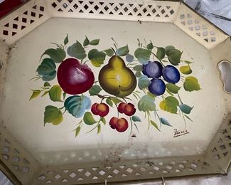 Antique Signed tray