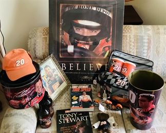 Tony Stewart/Home Depot racing memorabilia