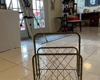 Vintage magazine holder