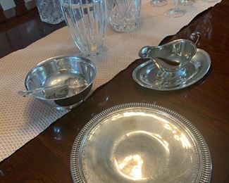 More crystal and silver plate. Treat yourself!