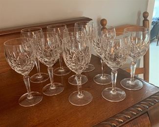 Crystal. The soho house is using crystal wineglasses