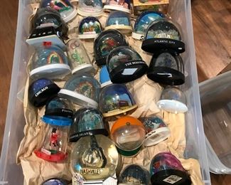 60+ snow globes, start your collection here. Actually, it is already started for you!
