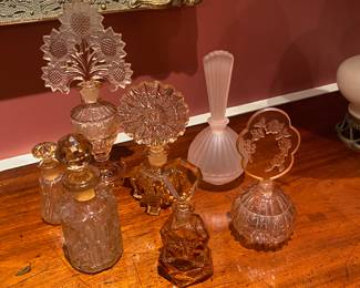 PINK PERFUME BOTTLE COLLECTION