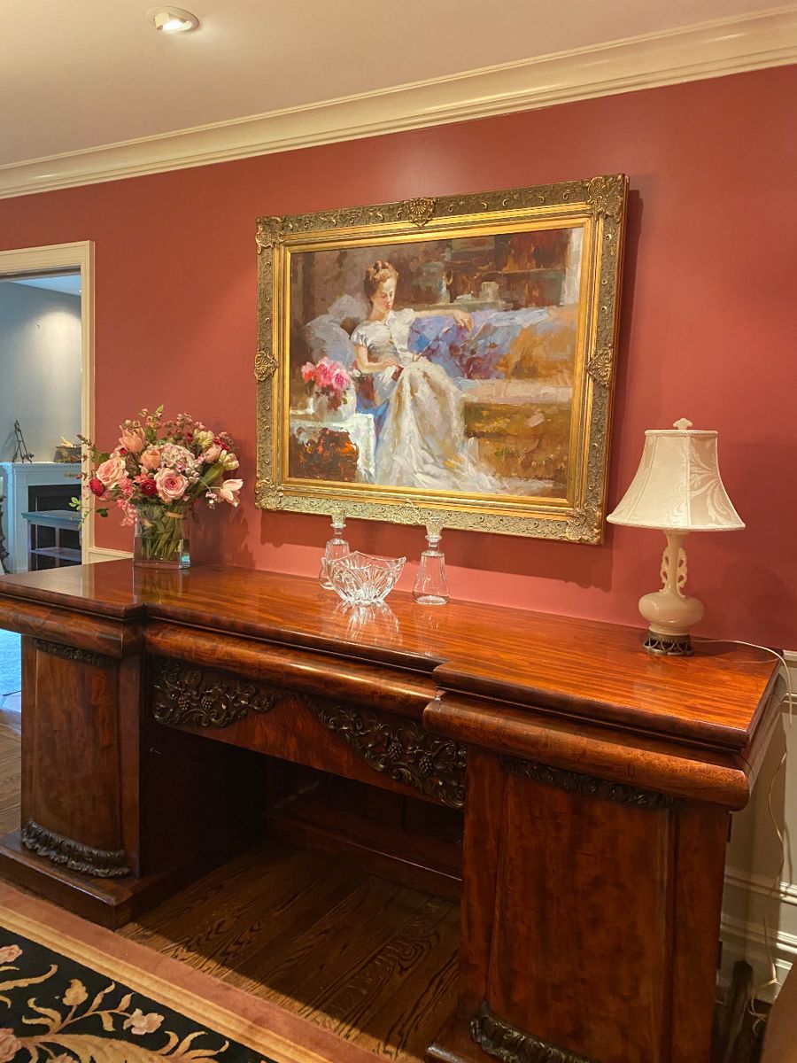 STUNNING ANTIQUE CREDENZA