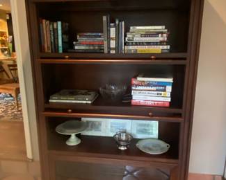 2 LARGE BOOKCASES W/BARRISTER DOORS