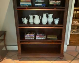 2 LARGE BOOKCASES W/BARRISTER DOORS