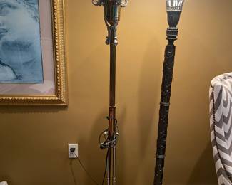 TORCHIER LAMPS.  ONE NEED A SHADE