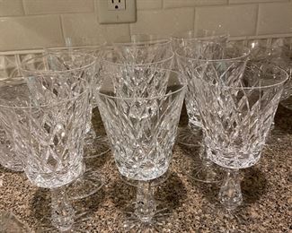 6 WATERFORD WATER GLASSES