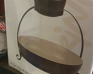 Parini Two Tier Chip & Dip Set (In Box)