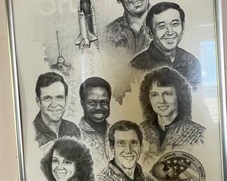 NASA Challenger Crew 1986 by Underwood