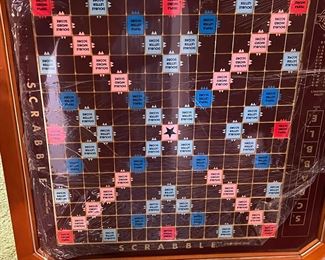 Scrabble for Franklin Mint Monopoly Table