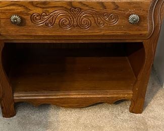 Stanley Oak Side Table