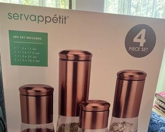 Four Piece Canister Set