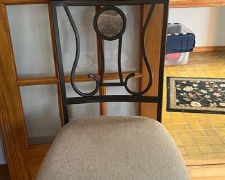 Metal & Wood Dining Chair