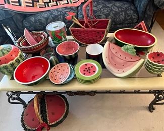 Watermelon Themed Dishes