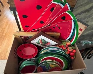 Watermelon Plate/Placemats and more