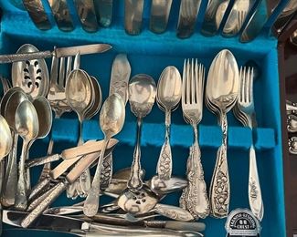 Towle Sculptured Rose Sterling Flatware