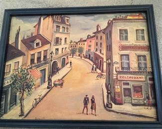 Couple on a Stroll by Buzzelli. 