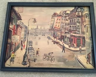 Man on Bike by Buzzelli.