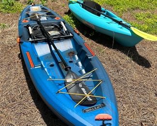 Lifetime TETON Angler 100 Sit-on-top fishing kayak + paddle (NEW still with tags)