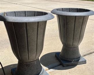 tall planters (plastic)