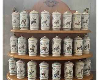 Lenox Carousel spice rack. (This is not pic of actual item, as the one at the sale is unassembled in box).