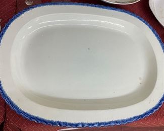 Large Flow Blue Serving Platter