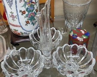 Unusual Glass Flower Holder