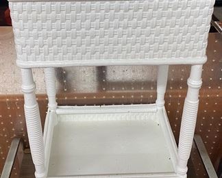 Wicker Sewing Stand