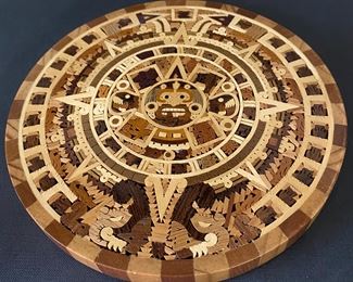 Inlaid Wooden Trivet