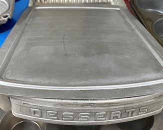 Vintage Aluminum Dessert Saver