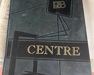 1958 Centre College of Kentucky Annual