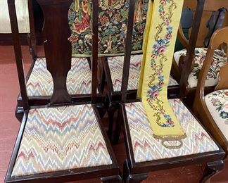 4 Queen Anne Chairs