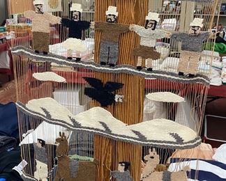 Neat Embroidered Wall Hanging