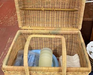 Wicker Picnic Basket
