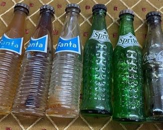 Miniature Soda Bottles