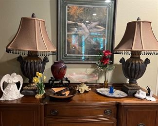 Very nice quality lamps. Sheridan Buffett. 
