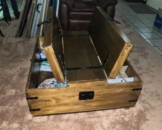 coffee table and storage