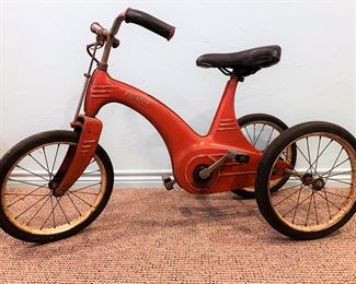 Vintage Ferbedo tricycle & bicycle.   It can convert to either method. 