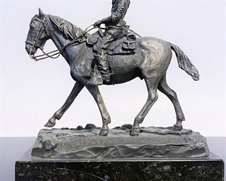 Philip Kraczkowski Pewter Figure Sergent 7th Calvary 