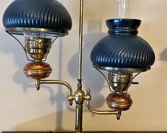 Old student desk lamp 