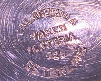 Marked California Esterling Taxco Plateria 925