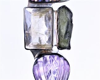Charles Albert sterling pendant 
