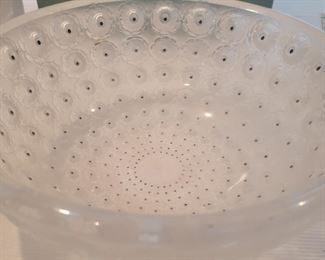 Lalique glass bowl