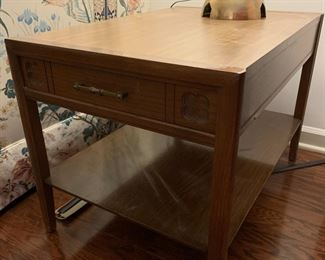 #10	Mersman Wood End Table w/1 drawer and Shelf - 29x20x20.5	 $75.00 
#11	Mersman Wood End Table w/1 drawer and Shelf - 29x20x20.5	 $75.00 
