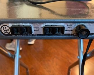 #24	Logan Projector Stand w/2 power outlets on side - 16x18x29	 $45.00 
