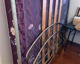 #30	Queen Bassett Dreammaker Premier Mattress  w/frame, Headboard & Footboard	 $75.00 
