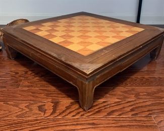 #31	Wooden Chess Board w/drawers & Checkers - 22x22x6.5	 $40.00 
