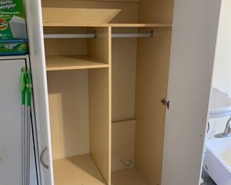 #55	White Garage Cabinet w/2 doors 22x37x71	 $75.00 
